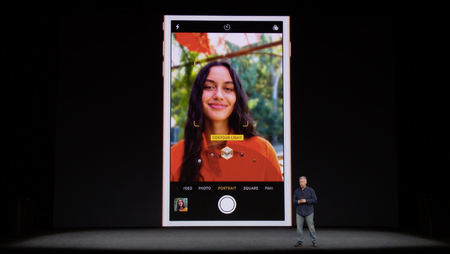 Apple presents Portrait Mode.