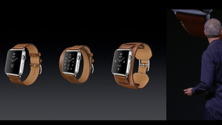 Three variations on the Apple Watch Hermès