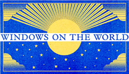 The Windows on the World restaurant logo, designed by Milton Glaser