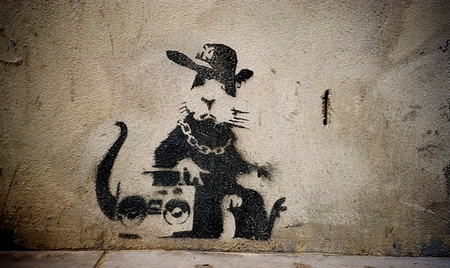 Hip Hop Rat by Banksy