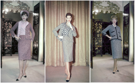 1959: Looks from Chanel&#039;s fall-winter collection that year.