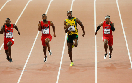 Watch Usain Bolt’s epic performance in the World Championship 100-meter ...