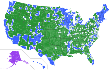 voting history counties map