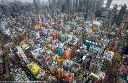 Photos: Hong Kong’s overwhelming urban density—captured from a drone