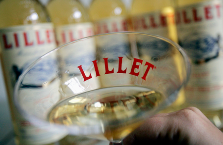 A glass of Lillet