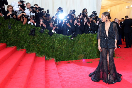 NEW YORK, NY - MAY 05: Beyonce attends the &quot;Charles James: Beyond Fashion&quot; Costume Institute Gala at the Metropolitan Museum of Art on May 5, 2014 in New York City. (Photo by Mike Coppola/Getty Images)