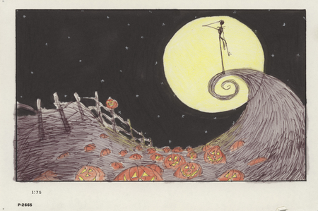 &quot;The Nightmare Before Christmas&quot; storyboard from Tim Burton