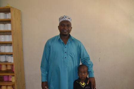 Sheikh Saidi with a Madjengo student.