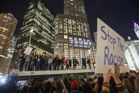 Trump Protest Chicago