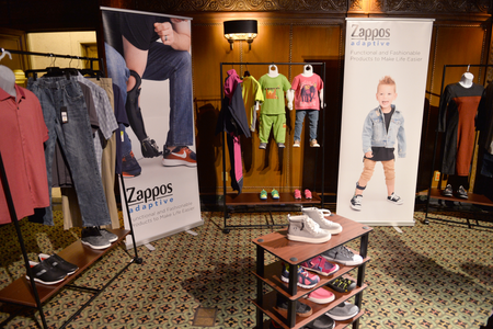 A view of a Zappos display in 2018.