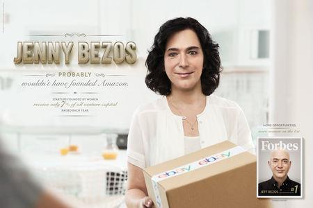 Jeff Bezos as Jenny Bezos