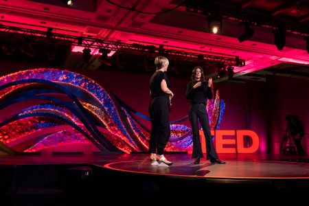 TED curator with Gala Marija Vrbanic at TEDWomen 2022.