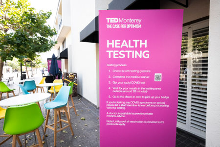 The health testing area