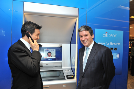 Citibank&#039;s new smart banking ATM.