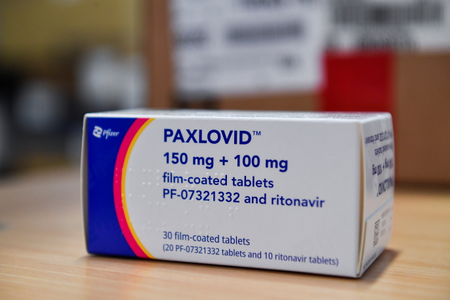 Pfizer&#039;s Paxlovid covid antiviral pills.
