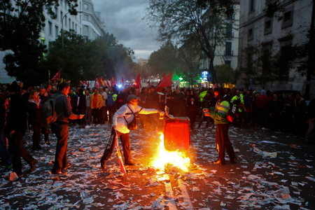 Madrid Street Cleaner Strike 4