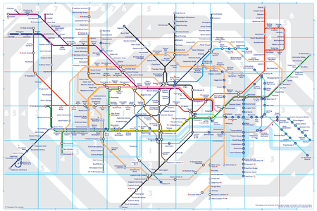 2013 London tube map