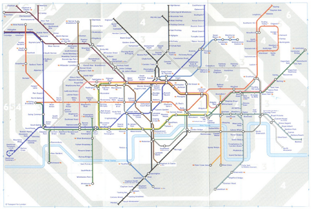2002 London tube map