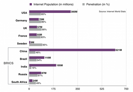 Internet populations