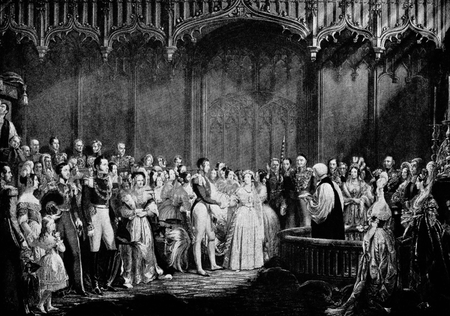Queen Victoria&#039;s wedding of 1840.
