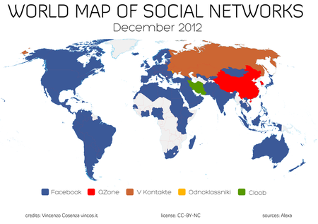 facebook world dominance map