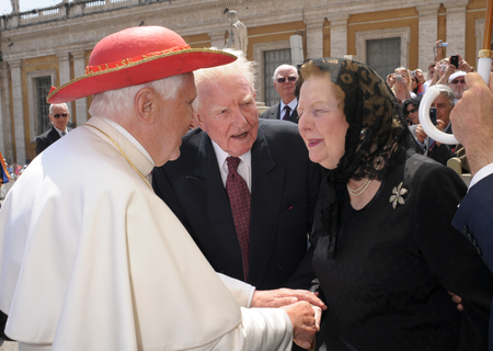 Margaret Thatcher and The Pope