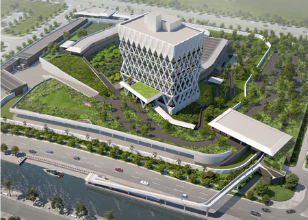 A design of the new US Consulate General in Lagos