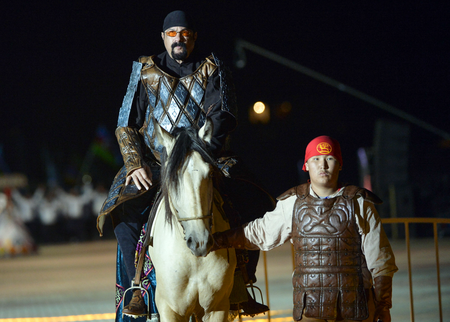 Steven Seagal at Kyrgyzstan&#039;s Nomad Games