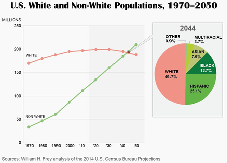 us white and nonwhite populations