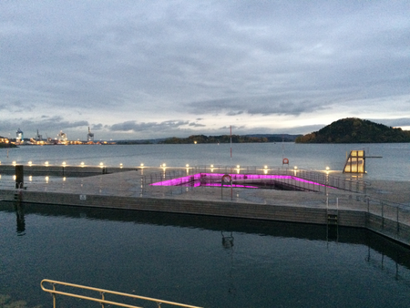 Oslo&#039;s sea-bathing pool.
