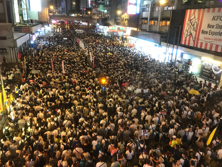 Hong Kong marches against allowing extradition to China