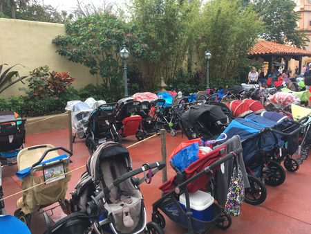 The strollers of Disney