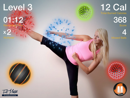Fitness apps like BallStrike gameify your workout.