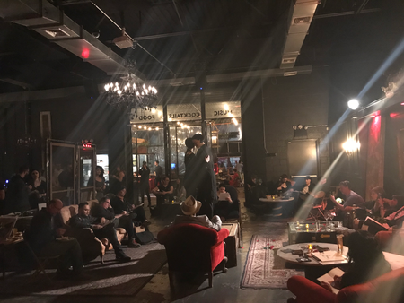 A Tableaux event for polyamorists, held in Brooklyn, in spring 2018.