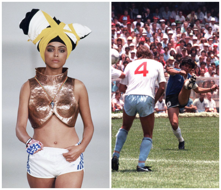 world cup fashion maradona 1980s