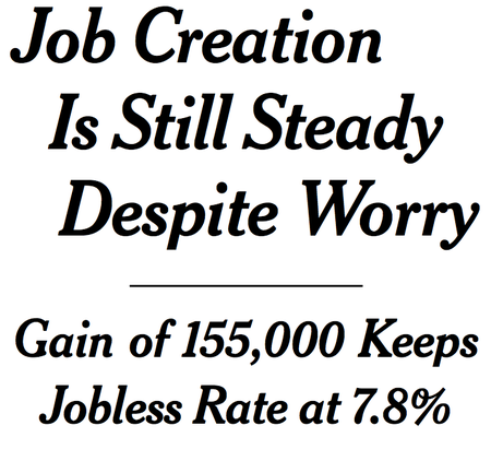 NYT jobs report