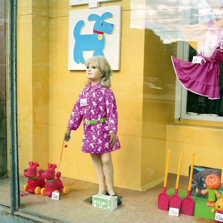 A toy store in Moscow, 1990.