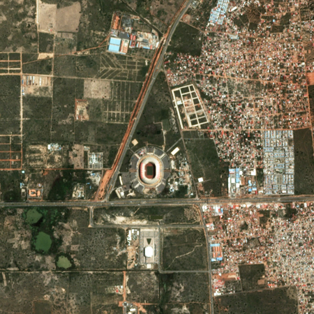 The Estádio 11 de Novembro in Luanda, Angola