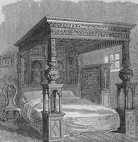 An illustration of The Great Bed of Ware