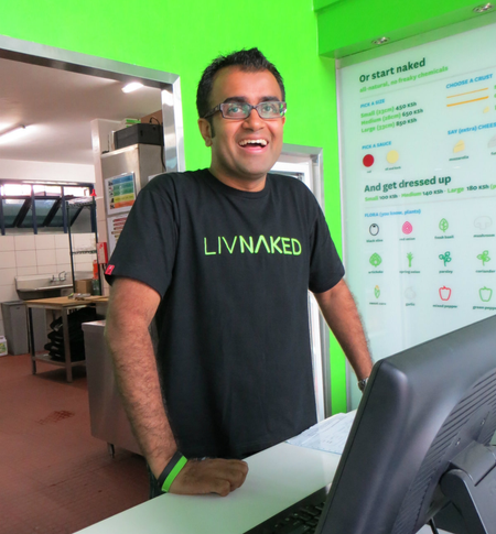 Ritesh Doshi is behind the new Naked Pizza chain in Nairobi.