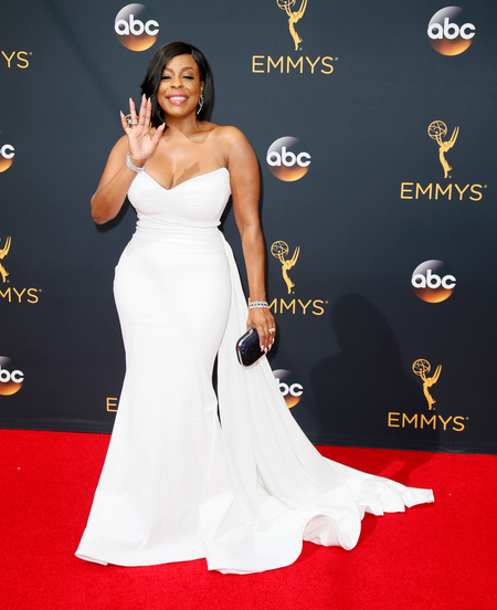 IMAGE DISTRIBUTED FOR THE TELEVISION ACADEMY - Niecy Nash arrives at the 68th Primetime Emmy Awards on Sunday, Sept. 18, 2016, at the Microsoft Theater in Los Angeles. (Photo by Danny Moloshok/Invision for the Television Academy/AP Images)