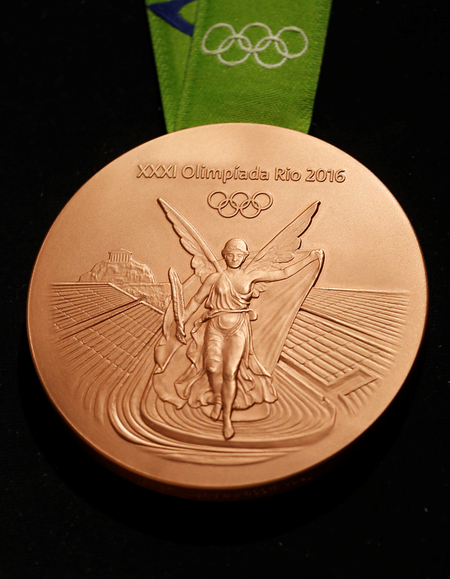 The Rio 2016 Olympic bronze medal (Reuters/Sergio Moraes)