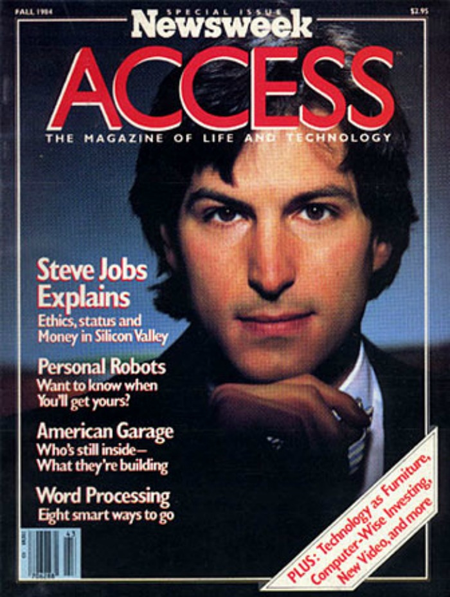 Newsweek Access the Magazine of Life and Technology Steve Jobs cover