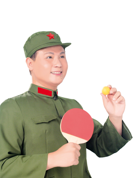 Mao Zedong, founding father of the People&#039;s Republic of China, portrayed by Lung Koon-tin in Hong Kong Cantonese opera &#039;Trump on Show&#039;.