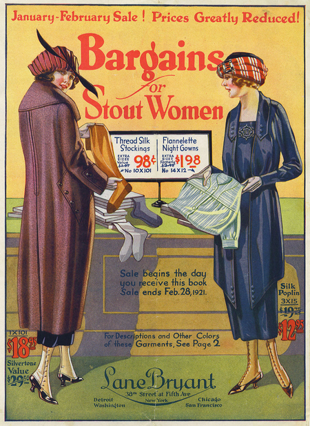 A 1921 ad by Lane Bryant