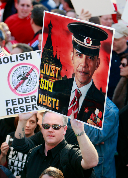Protests against Barack Obama