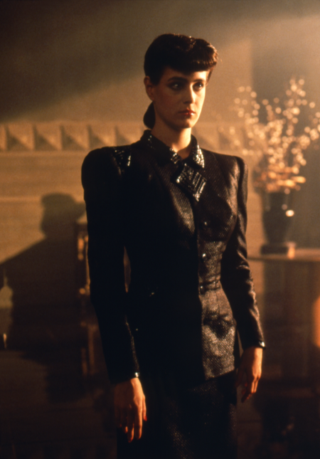 Sean Young on the set of &quot;Blade Runner&quot;, directed by Ridley Scott. (Photo by Sunset Boulevard/Corbis via Getty Images)