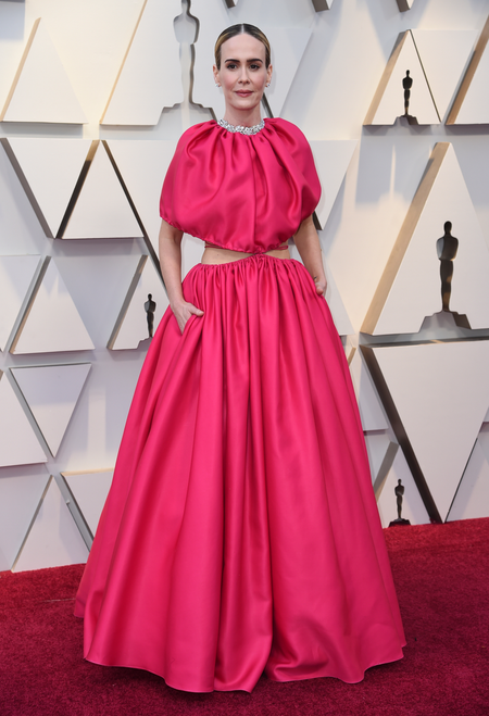 arrives at the Oscars on Sunday, Feb. 24, 2019, at the Dolby Theatre in Los Angeles. (Photo by Richard Shotwell/Invision/AP)