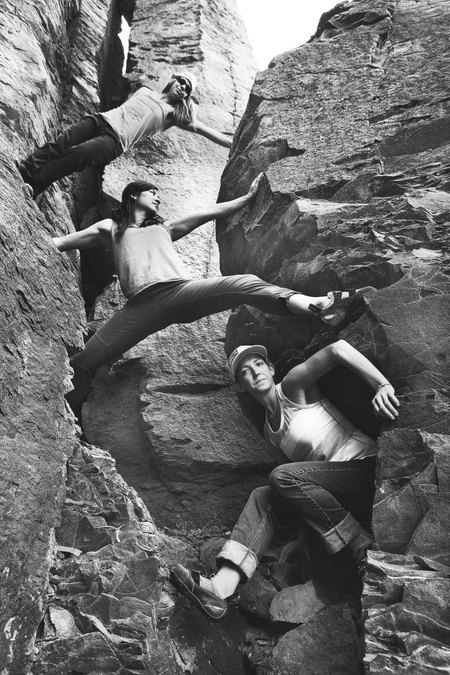 Outdoor research parody of GQ rock climbing photos