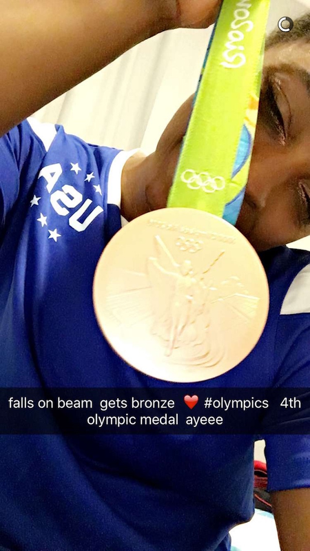 Simone Biles bronze medal